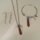 Goldstone Jewelry Set