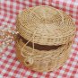 Handmade Round Rattan Basket Medium