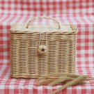Handmade Square Rattan Basket Medium
