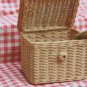 Handmade Square Rattan Basket Medium