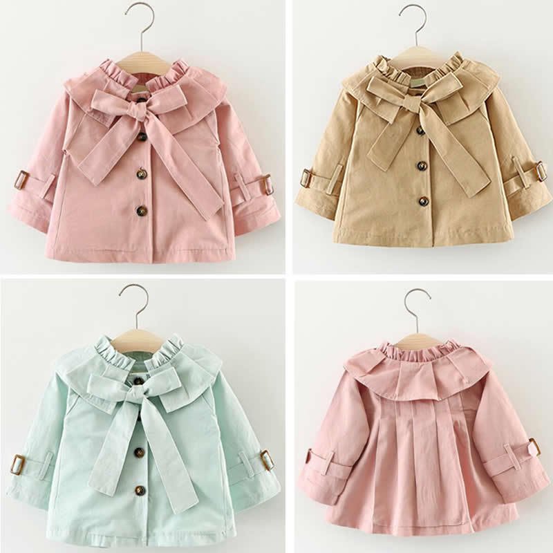 Baby Girl Newborn Infant Windbreaker Outerwear Coat Winter Tops Jacket