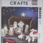 McCall's Crafts 4690 Christmas Nativity Set and Manger Storage Box Sewing Pattern M4690