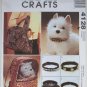 McCall's Crafts 4128 Pet Accessories Sewing Pattern Dog Cat Carrier Collar for Small Pets