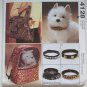 McCall's Crafts 4128 Pet Accessories Sewing Pattern Dog Cat Carrier Collar for Small Pets