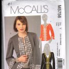 McCall's 5765 Misses' Cardigan Tops UNCUT Sewing Pattern Size XSm Sm Med