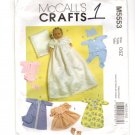 McCall's M5553 Baby Doll Clothes Sewing Pattern for 11-13" and 14-16" Dolls