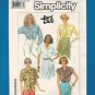 Simplicity 7947 Surf Club Women Loose Fitting Shirt Sewing Pattern Size 14 - 20 Uncut