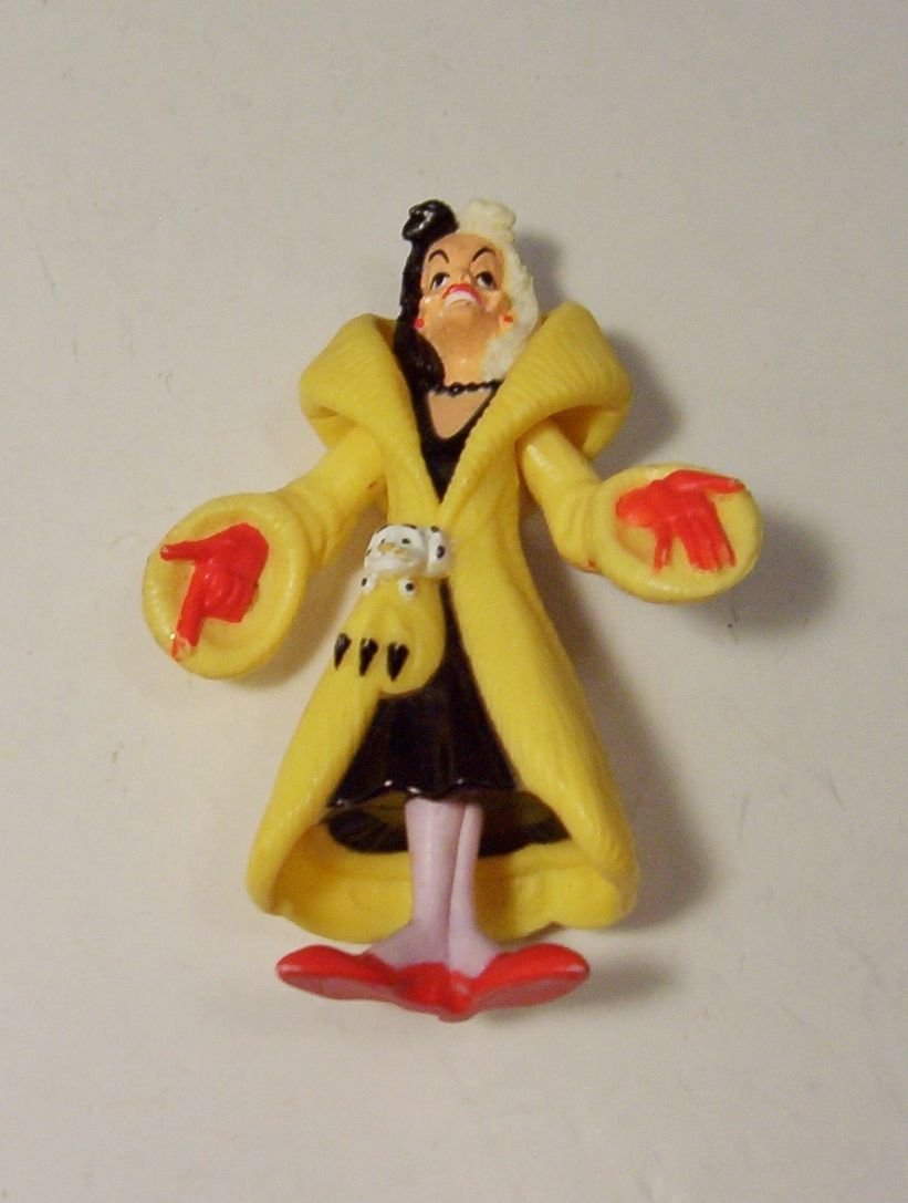Cruella DeVille Disney 101 Dalmatians DeVil Mini Figure Stocking ...