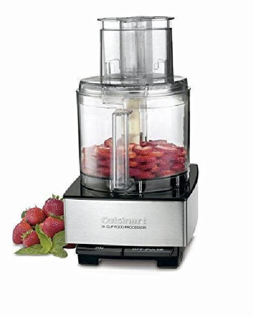 14Cup Food Processor, Brushed Stainless Steel 720 Watt Large Capacity NEW