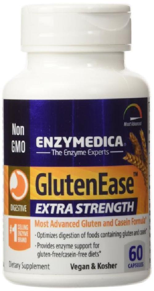 Enzymedica GlutenEase Extra Strength Complete Gluten & Casein Formula ...