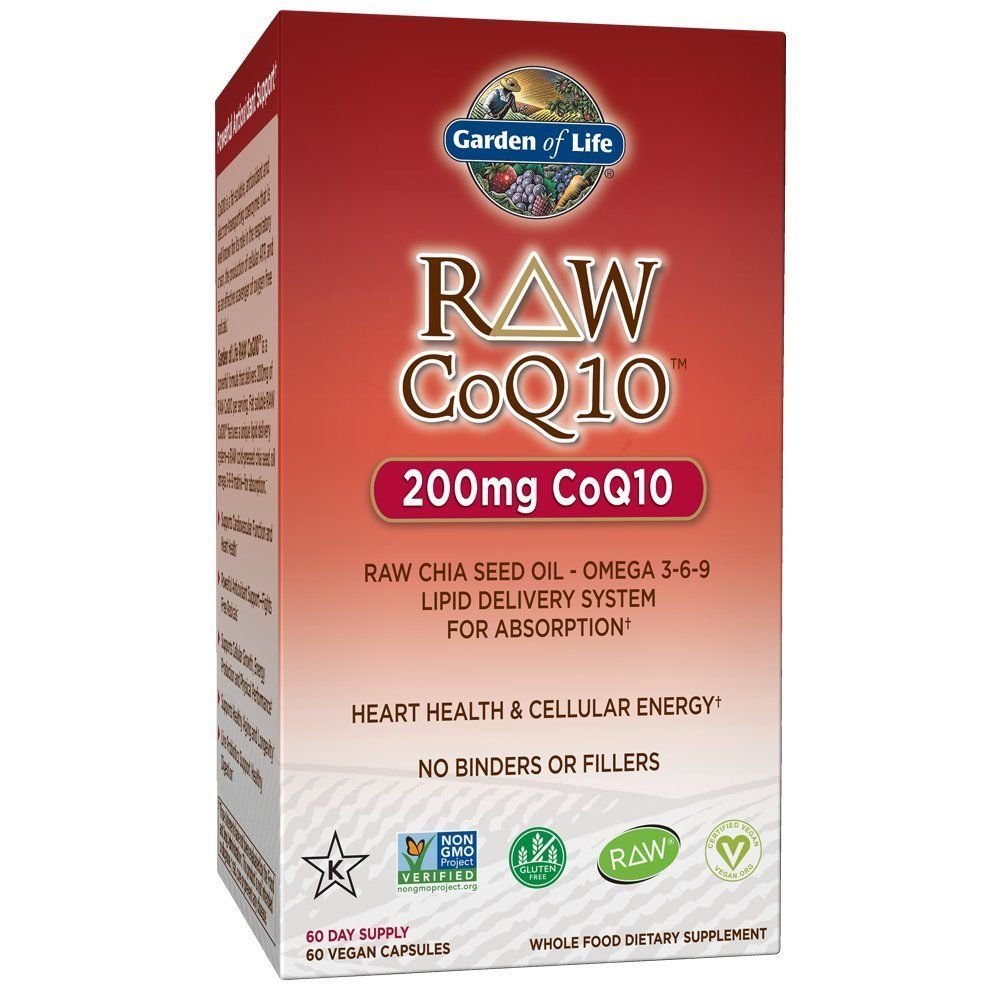 Garden of Life Vegetarian Omega 3 6 9 Supplement Raw CoQ10 Chia Seed