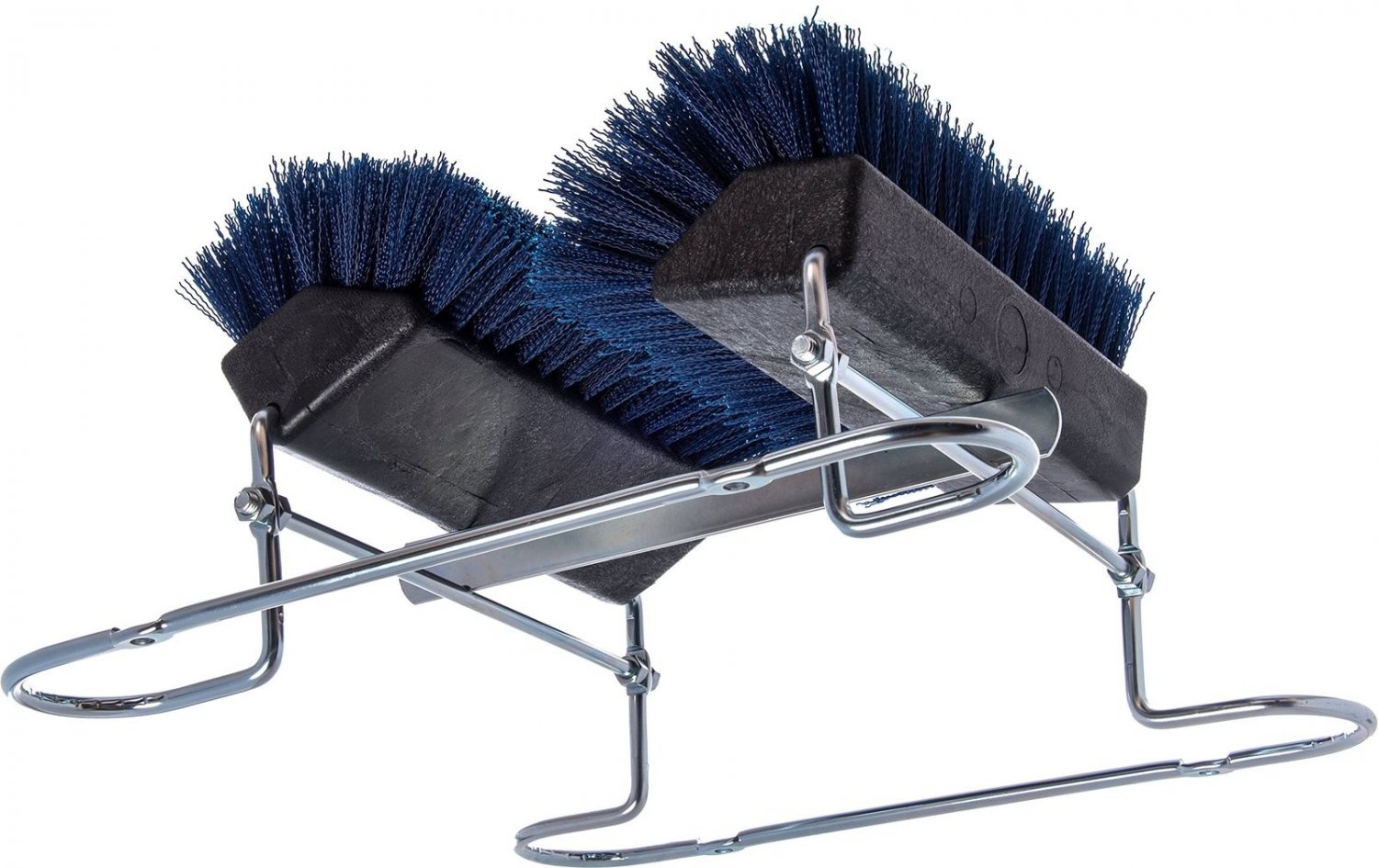 Boot 'N Shoe Cleaning Brush Scraper Commercial Grade Chrome Plated