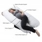 XL Total Body Full Support Pregnancy Maternity Pillow Belly Contoured U-Shape