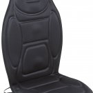 Deluxe 5-Motor Vibration Massage Seat Cushion with Heat, Black
