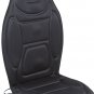 Deluxe 5-Motor Vibration Massage Seat Cushion with Heat, Black