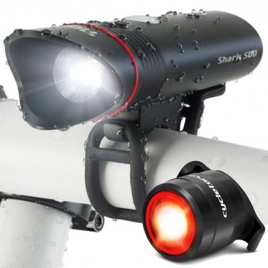 Bike Light USB Rechargeable LED FREE Taillight 500 Lumens Fits ALL Bicycles NEW