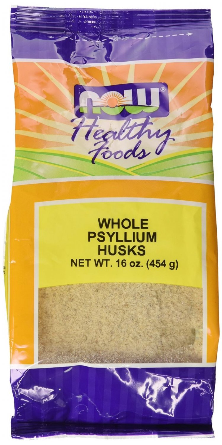 Now Foods Whole Psyllium Husks Healthy Foods 16 oz (454 g) FREE