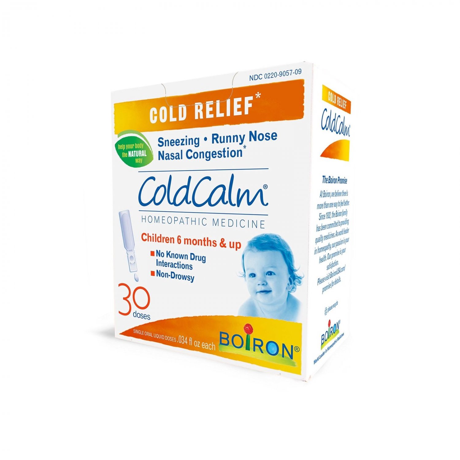 Boiron Coldcalm Baby, 30 Doses Baby Cold Relief Drops for Sneezing
