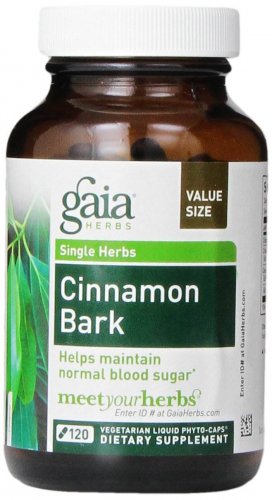 Gaia Herbs Cinnamon Bark Liquid Phyto-Capsules 120 Count