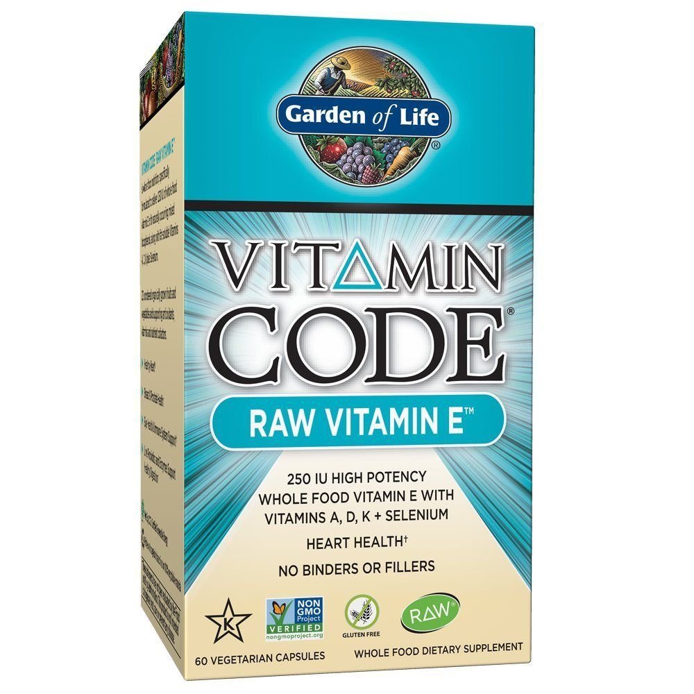 Garden of Life Vitamin E Vitamin Code Raw E Vitamin 250 IU Whole Food
