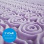 Lavender Memory Foam Mattress Topper With Five Body Zones 2 Inch, Twin SALE!!!