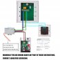 Door Access Control Kit Security System With Electric Magnetic Lock 280kg 620LB