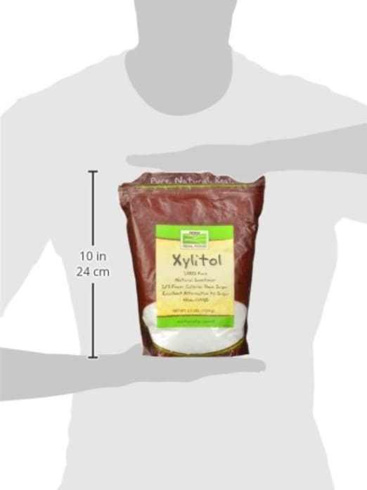 Xylitol Natural Sweetener by Now Foods 100 Pure, 2.5 Lbs 1134 Grams