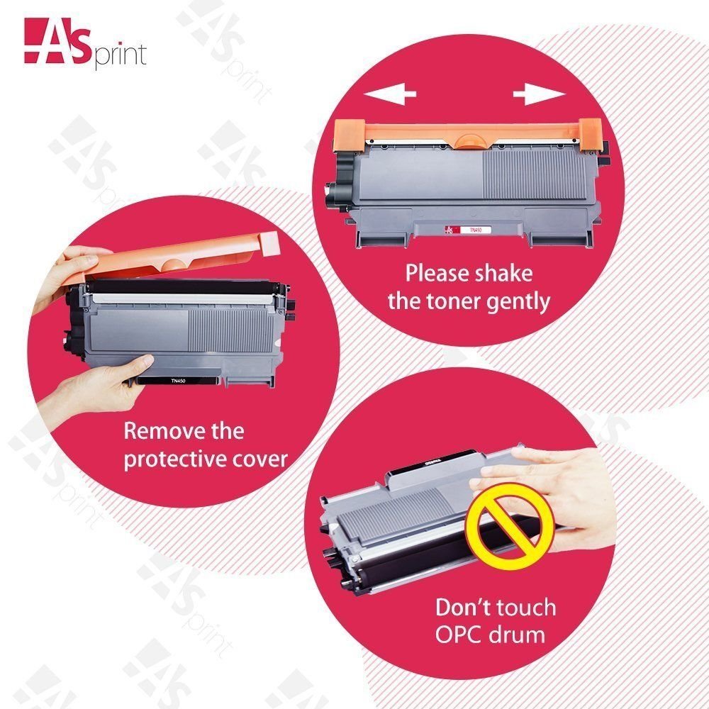 2 High Yield TN660 TN630 Black Toner Cartridge For Brother MFCL2740DW