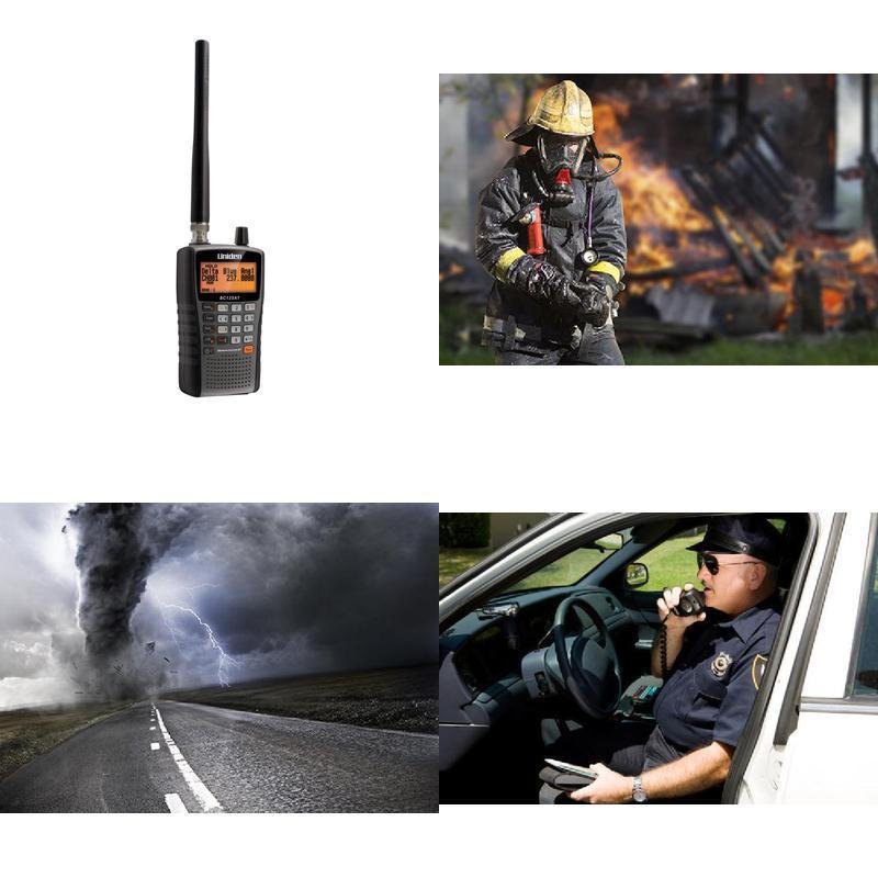 Handheld Portable Police Radio Scanner 500 Chanels Conventional Uniden
