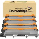 Black Toner Cartridge TN660 TN630 HL-L2300D For Brother DCP-L2540DW, 4 Pack NEW