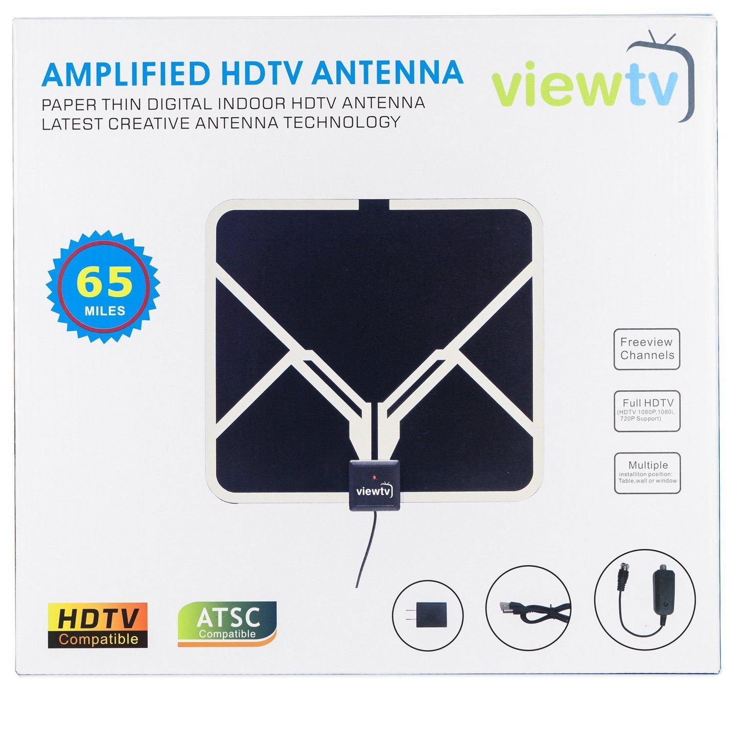 Digital indoor tv antenna