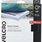 VELCRO Wide Tape 10' Industrial Strength Extreme Hook and Loop Fastener, Black