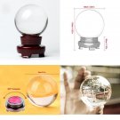 Crystal Ball Photography Lens Photo Prop Background Glass Sphere Home Decor 60mm