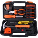 39-Piece Tool Set Mechanics Hand Tool Kit with Plastic Toolbox Storage Case NEW