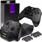 Xbox One /X / S Wireless Controller Charger Dock Dual Charging Port +2 Batteries
