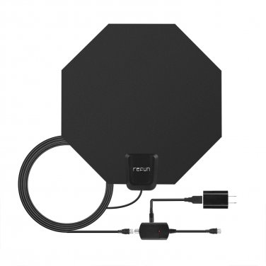 100 Miles Range Indoor Detachable Amplified Antenna HD TV Fox 20FT Coax Cable