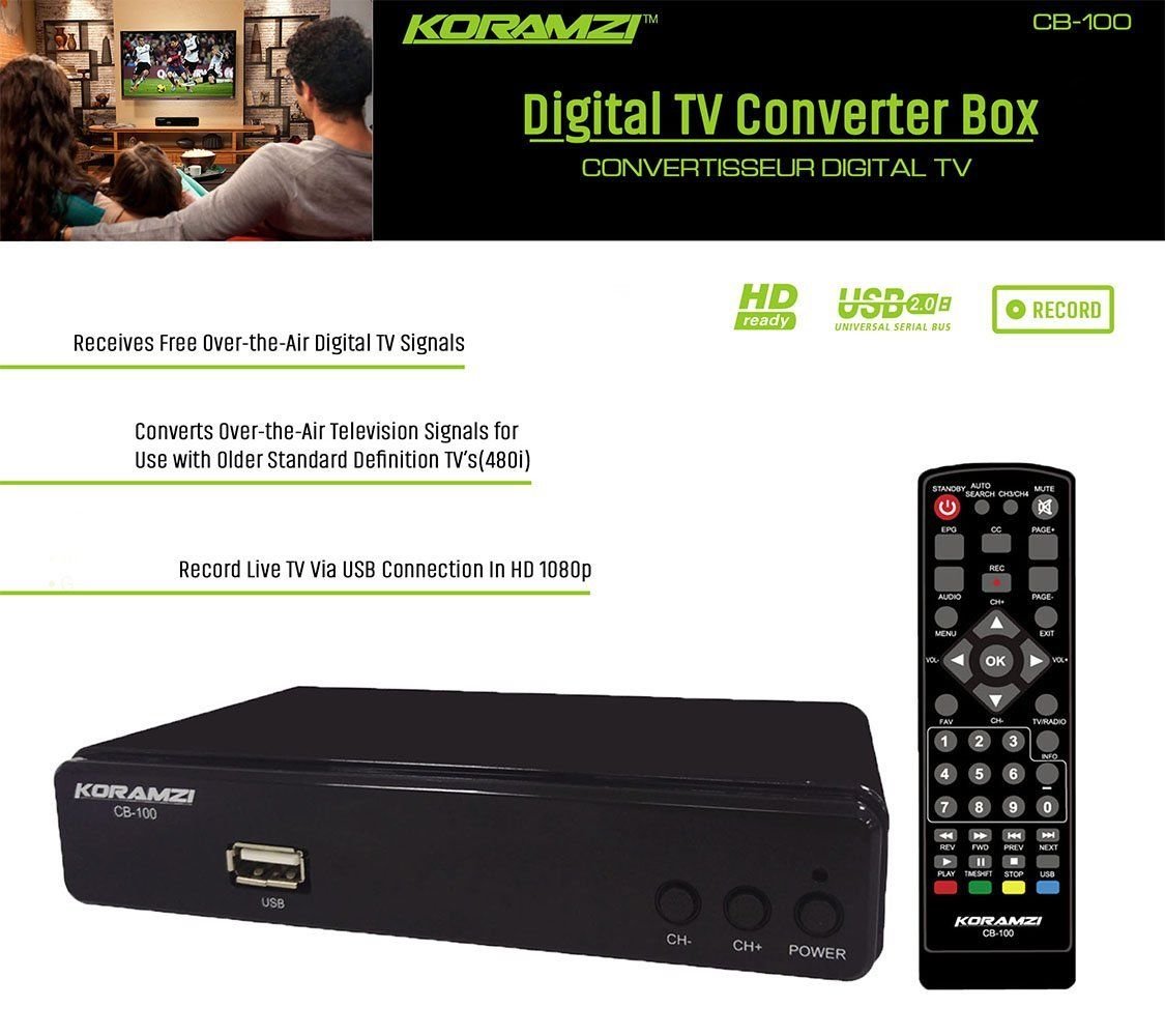 best digital to analog tv converter box