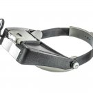 Jewelers Head Headband LED Magnifier Magnifying Glasses Light Visor Loupe