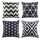 Chair Cushion Cover- Pad Seat Patio Outdoor Sofa Home Furniture Cotton SET OF 4