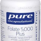 Pure Encapsulations - Folate 5,000 Plus - Activated Folate, Vitamin B12 and B6 C