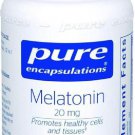 Pure Encapsulations - Melatonin 20 mg Hypoallergenic Supplement Promotes Health