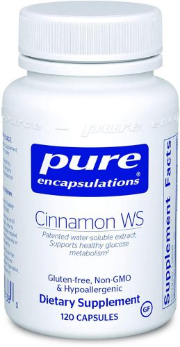 Pure Encapsulations - Cinnamon WS - Patented Water-Soluble Extract for Healthy G