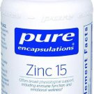 Pure Encapsulations - Zinc 15 - Zinc Picolinate (15 mg.) Highly Absorbable Hypoa