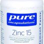 Pure Encapsulations - Zinc 15 - Zinc Picolinate (15 mg.) Highly Absorbable Hypoa
