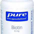 Pure Encapsulations - Biotin 8 mg - Hypoallergenic B Vitamin Supplement - 120 Ca