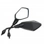 2Pcs/Pair black Motorcycle Mirror Scooter E-Bike Rearview Mirrors Electrombile