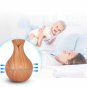 Vase Shape Intelligent Induction Colorful LED USB Wood Grain Ultrasonic Air