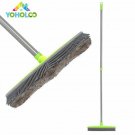 Long Push Rubber Broom  Bristles Sweeper Squeegee Scratch Free Bristle Broom