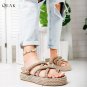 2019 summer sandals, flip-flops, fashionable Roman anti-skid breathable