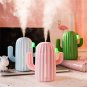 340ML Air Humidifier Cactus Wireless Rechargeable Timing Aromatherapy Diffuser